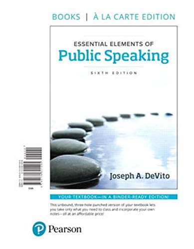Book Essentials Of Public Speaking 6th Edition With Revel Access Card, Book And Code Package free