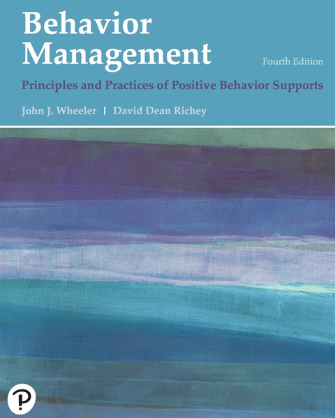Book Behavior Management: Principles and Practices of Positive Behavior Supports free