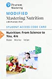 Book Modified Mastering Nutrition with MyDietAnalysis with Pearson eText -- Standalone Access Card -- for Nutrition: From Science to You free