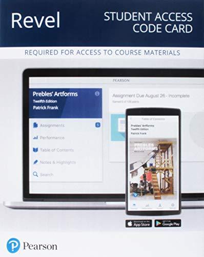 Book Revel for Prebles' Artforms -- Access Card (What's New in Art & Humanities) free