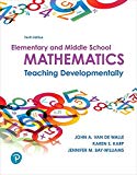 Book Elementary and Middle School Mathematics: Teaching Developmentally plus MyLab Education with Enhanced Pearson eText -- Access Card Package (What's New in Curriculum & Instruction) free