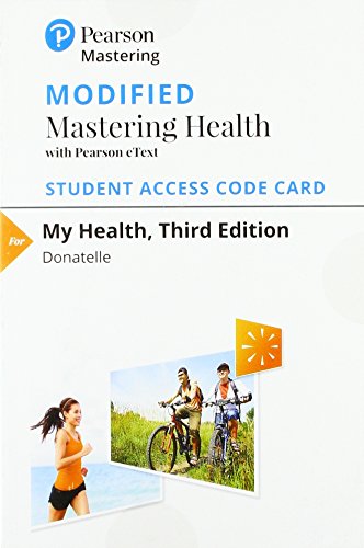 Book Modified Mastering Health with Pearson eText -- Standalone Access Card -- for My Health free