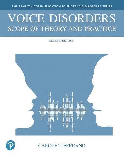 Book Voice Disorders: Scope of Theory and Practice -- Enhanced Pearson eText -- Access Card free