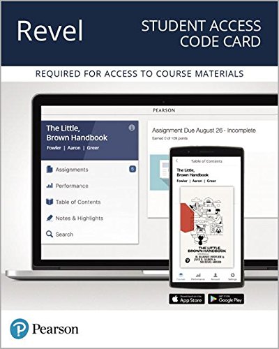 Book Revel for The Little, Brown Handbook -- Access Card (What's New in English Composition) free