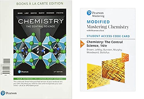 Book Chemistry: The Central Science with Modified Mastering Chemistry with Pearson eText - Access Card free