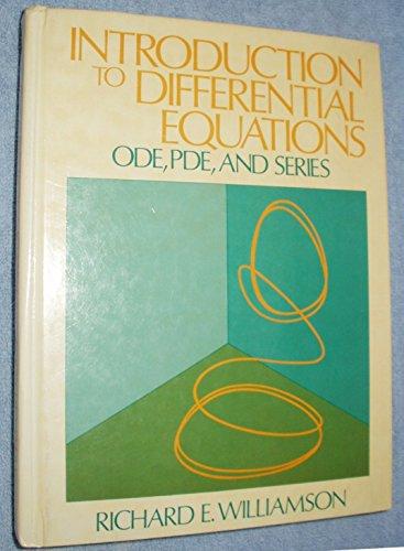 Book Introduction To Differential Equations: Ode, Pde, And Series free