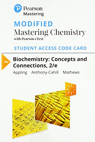 Book Modified Mastering Chemistry with Pearson eText -- Standalone Access Card -- for Biochemistry: Concepts and Connections free