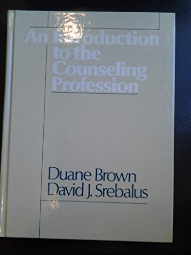 Book An Introduction to the Counseling Profession free