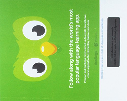Book Duolingo -- Access Card -- Elementary Italian (Single-Semester) free