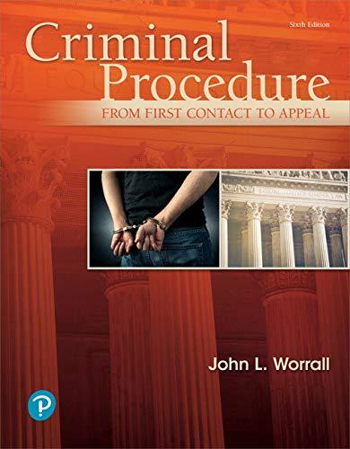 Book Criminal Procedure: From First Contact to Appeal, Student Value Edition (6th Edition) free