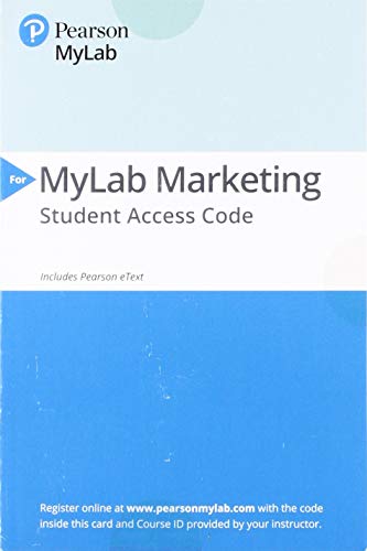 Book MyLab Marketing with Pearson eText -- Component Access Card (1 semester) free