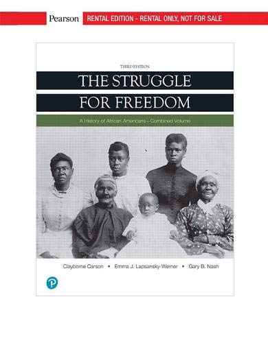 Book The Struggle for Freedom, Combined Volume [RENTAL EDITION] free
