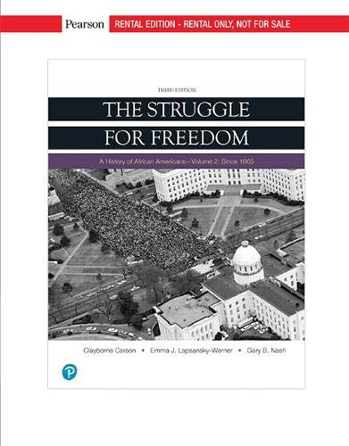 Book The Struggle for Freedom, Volume 2: Since 1865 free
