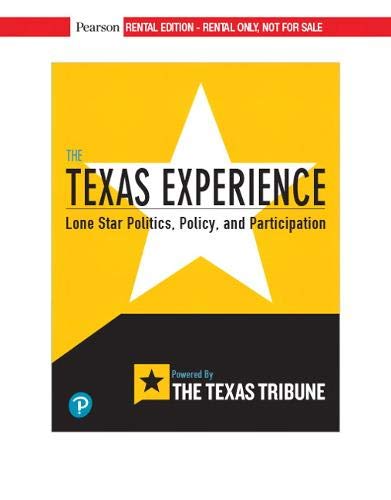 Book Texas Experience, The: Lone Star Politics, Policy, and Participation free