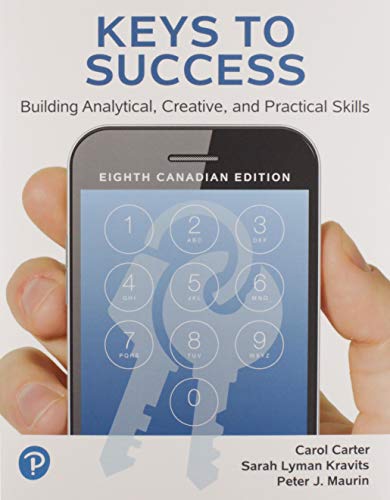 Book Keys to Success: Building Analytical, Creative, and Practical Skills, Eighth Canadian Edition Plus MyLab Student Success with Pearson eText -- Access Card Package (8th Edition) free