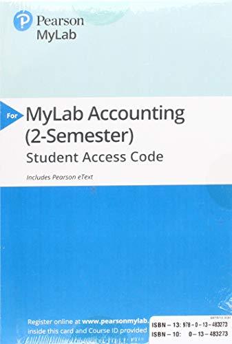 Book College Accounting: A Practical Approach, Student Value Edition Plus MyLab Accounting with Pearson eText -- Access Card Package free