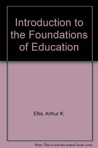 Book Introduction to the foundations of education free