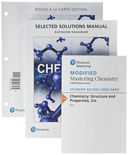 Book Chemistry: Structure and Properties, Books a la Carte Edition; Modified MasteringChemistry with Pearson eText -- ValuePack Access Card -- for ... Chemistry: Structure and Prope (2nd Edition) free
