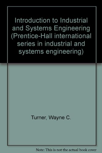 Book Introduction To Industrial And Systems Engineering (prentice-hall International Series In Industrial And Systems Engineering) free