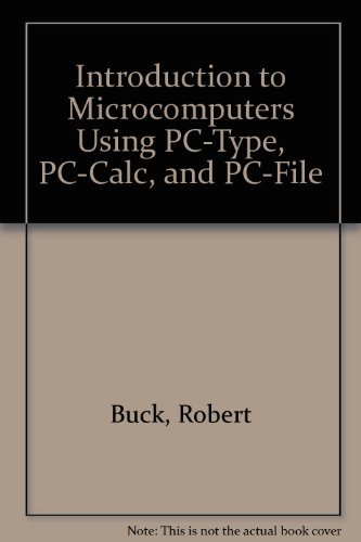 Book Introduction To Microcomputers Using Pc-type Pc-calc And Pc File free