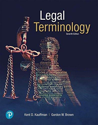 Book Legal Terminology free