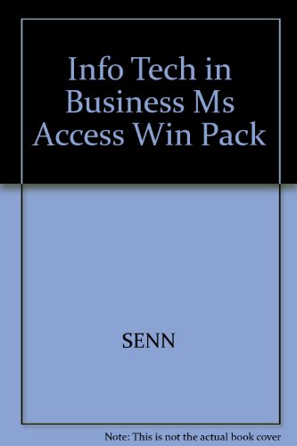 Book Info Tech in Business Ms Access Win Pack free