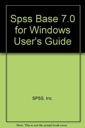 Book SPSS Base 7.0 for Windows User's Guide Package free