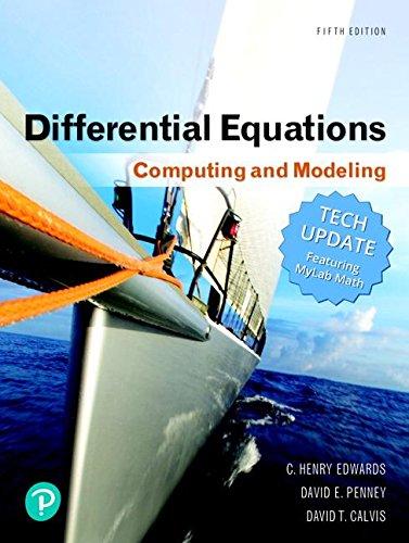 Book Differential Equations: Computing and Modeling (Tech Update) free