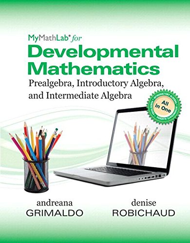 Book MyLab Math for Developmental Mathematics: Prealgebra, Introductory Algebra and Intermediate Algebra -- Life of Edition Access Card PLUS Worktext free