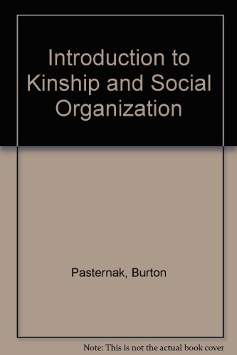 Book Introduction To Kinship And Social Organization free
