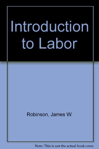 Book Introduction To Labor free
