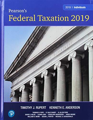 Book Pearson's Federal Taxation 2019 Individuals Plus MyLab Accounting with Pearson eText -- Access Card Package free