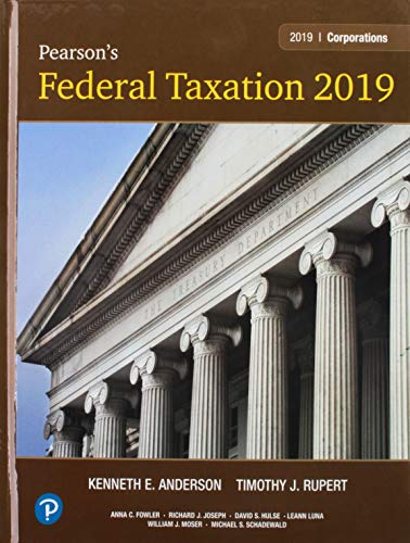 Book Pearson's Federal Taxation 2019 Corporations, Partnerships, Estates & Trusts Plus MyLab Accounting with Pearson eText -- Access Card Package free