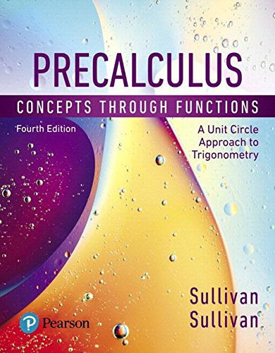 Book Precalculus: Concepts Through Functions, A Unit Circle Approach to Trigonometry, Books a la Carte Edition plus MyLab Math with Pearson eText -- 24-Month Access Card Package free