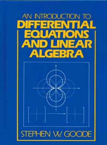 Book Introduction to Differential Equations and Linear Algebra, An free