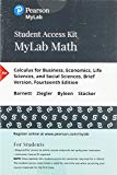 Book MyLab Math with Pearson eText -- 24-Month Standalone Access Card -- for Calculus for Business, Economics, Life Sciences & Social Sciences, Brief Version free