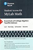 Book MyLab Math with Pearson eText -- 24-Month Standalone Access Card -- for Essentials of College Algebra free