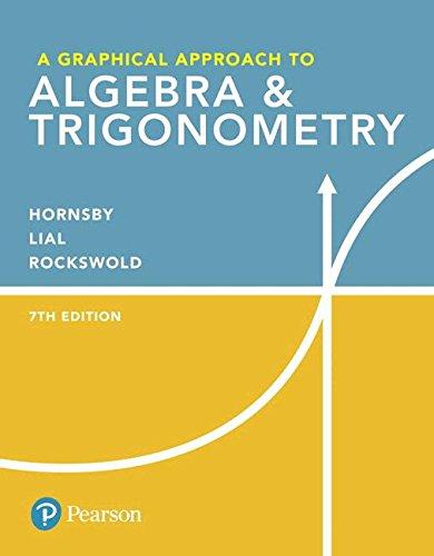 Book A Graphical Approach to Algebra & Trigonometry plus MyLab Math with Pearson eText -- 24-Month Access Card Package (What's New in Precalculus) free