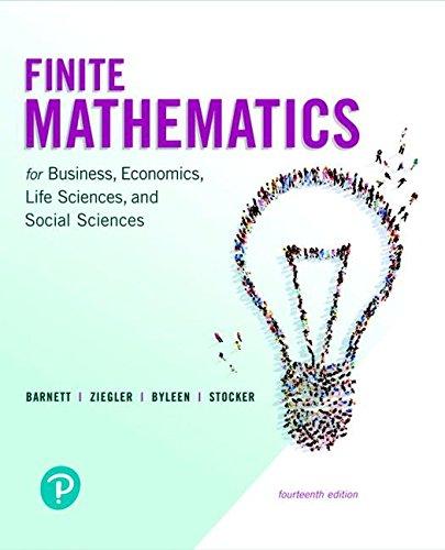 Book Finite Mathematics for Business, Economics, Life Sciences, and Social Sciences and MyLab Math with Pearson eText -- 24-Month Access Card Package ... Byleen & Stocker, Applied Math Series) free