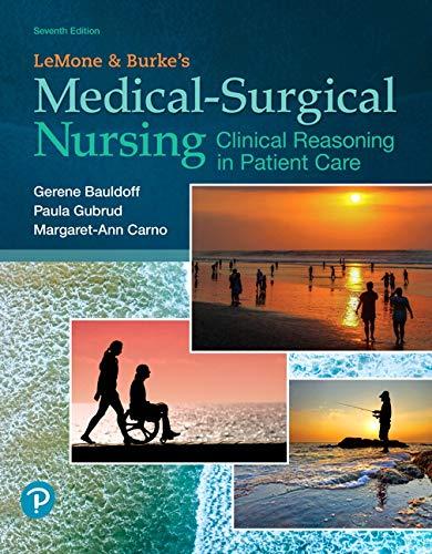 Book LeMone and Burke's Medical-Surgical Nursing: Clinical Reasoning in Patient Care free