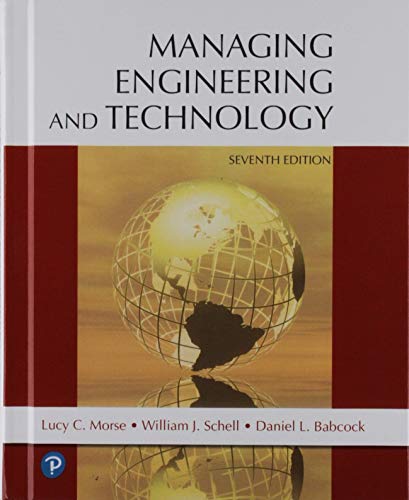 Book Managing Engineering and Technology free