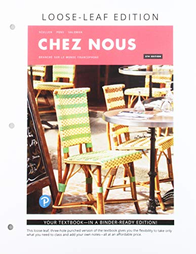 Book Chez nous: Branché sur le monde francophone -- Loose-Leaf Edition free