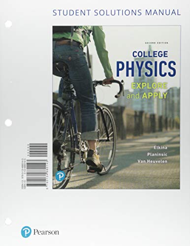 Book Students Solutions Manual a la Carte for College Physics: Explore and Apply free