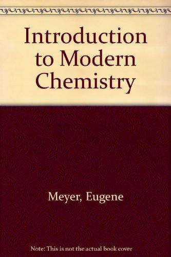 Book Introduction to modern chemistry free Book Introduction to modern chemistry free
