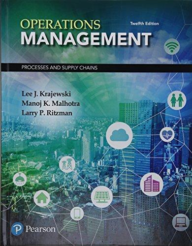 Book Operations Management: Processes and Supply Chains Plus MyLab Operations Management with Pearson eText -- Access Card Package free
