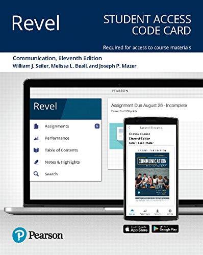 Book Revel for Communication: Making Connections -- Access Card free