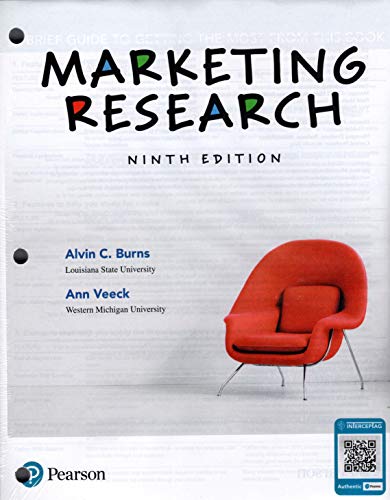 Book Marketing Research, 9th Edition (standalone Book) free
