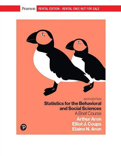 Book Statistics for the Behavioral and Social Sciences: A Brief Course free
