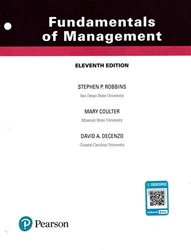 Book Fundamentals of Management (11th Edition), Standalone Looseleaf Version free