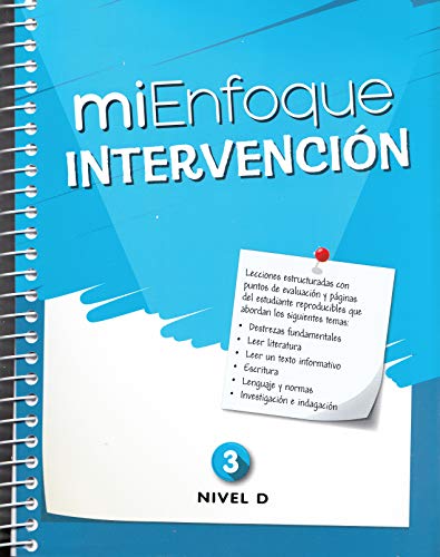 Book miEnfoque Intervencion Teacher's Guide (Grade 3) Nivel D free